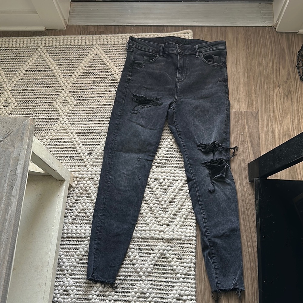 Black American eagle jeans